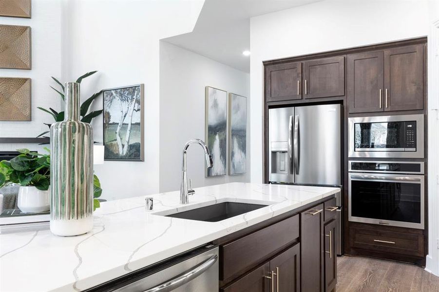 Furnished interior view inside a new home in Wellington, Haslet (Image 21).