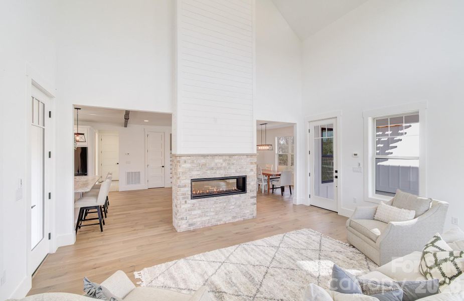 Furnished interior view inside a new home in , Mills River (Image 28).