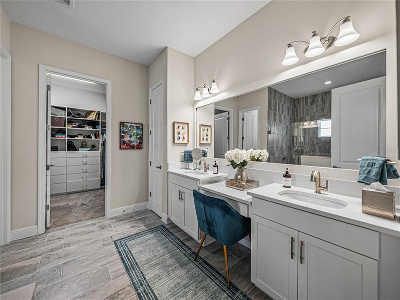 Furnished interior view inside a new home in Mirada, San Antonio (Image 8). Furnished interior view inside a new home in Mirada, San Antonio (Image 8).
