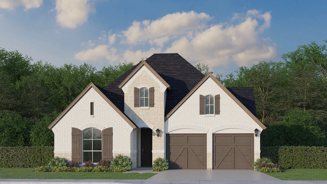 Plan 1139 Elevation C w/ Stone