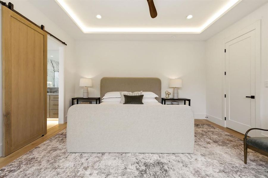 Furnished interior view inside a new home in , Dallas (Image 16).
