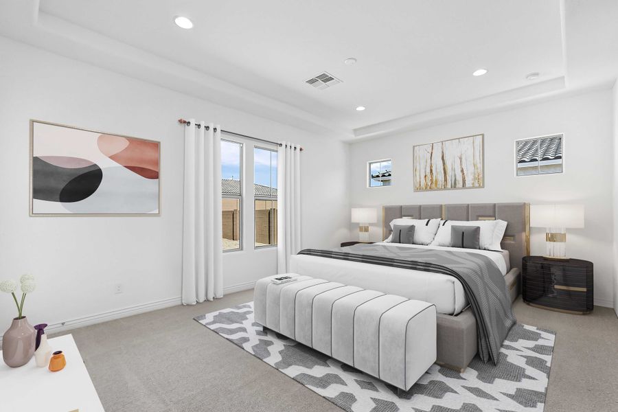Furnished interior view inside a new home in Aloravita South, Peoria (Image 7).