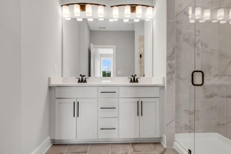 Furnished interior view inside a new home in Echo Park, Suwanee (Image 10).