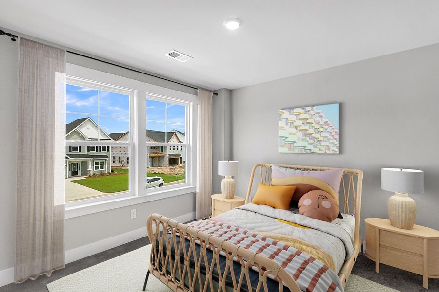 Representative furnished interior of a home built from the Roland II - Vanguard Collection by Mungo Homes in Porter Ridge, Elgin (Image 9).