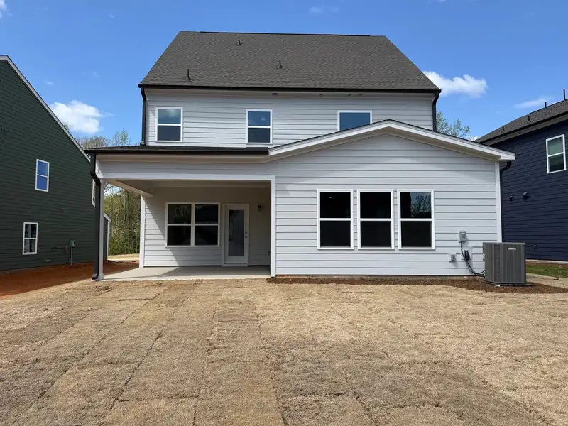 Exterior details and patio area of a home in Rowland's Grant, Fuquay Varina (Image 3).