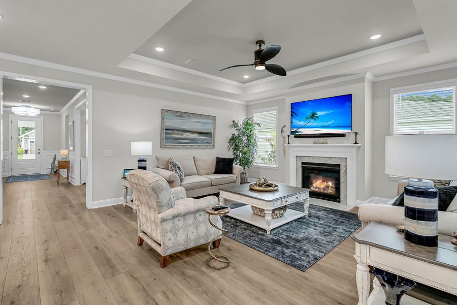 Furnished interior view inside a new home in , Summerville (Image 5).