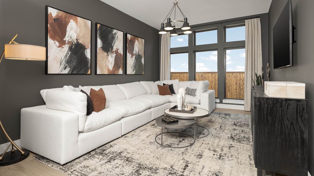 Furnished interior view inside a new home in Hillstead, Lavon (Image 15). Furnished interior view inside a new home in Hillstead, Lavon (Image 15).