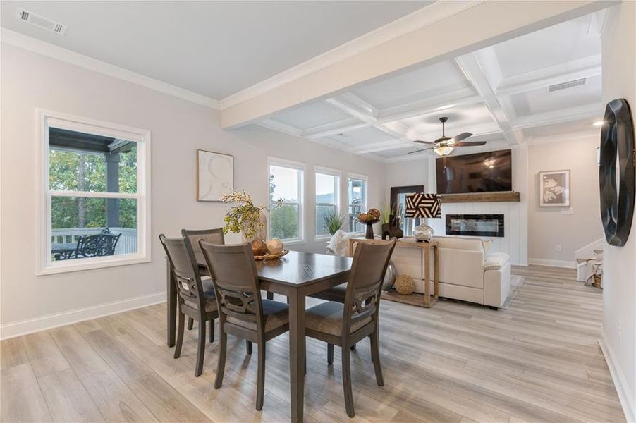 Furnished interior view inside a new home in , Auburn (Image 27).