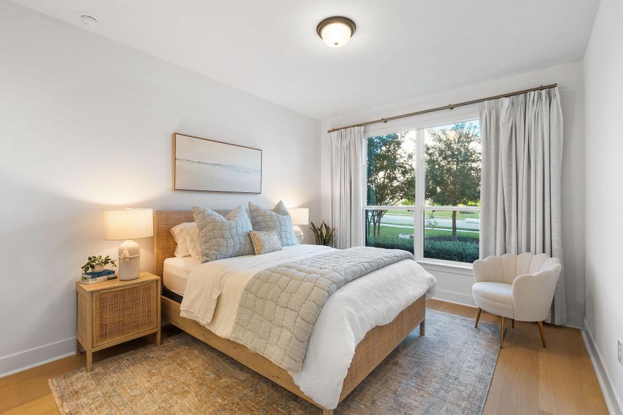 Furnished interior view inside a new home in Sweetwater - 60', Austin (Image 18).