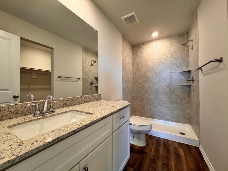 Furnished interior view inside a new home in Hill & Dale Ranch, Splendora (Image 4).