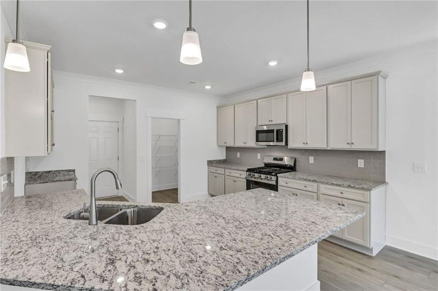 Furnished interior view inside a new home in Villas at Dawsonville, Dawsonville (Image 13).