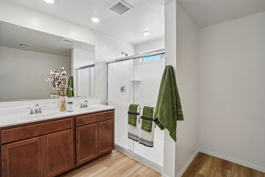 Furnished interior view inside a new home in Bella Camino Traditions, San Tan Valley (Image 9).