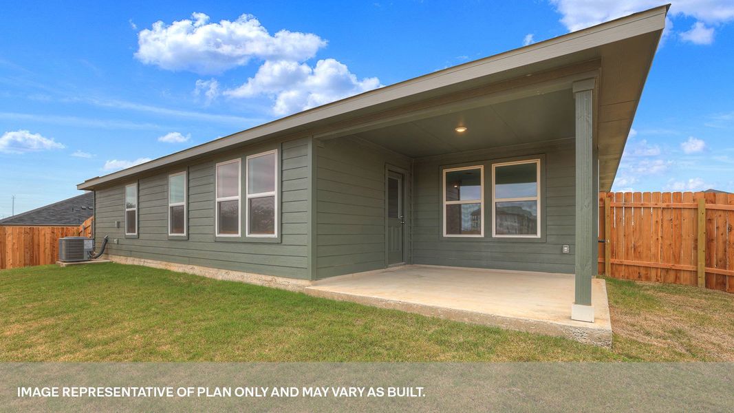 Representative exterior details of a home built from the The Grayson by D.R. Horton in Sonoma Oaks, Fredericksburg (Image 3).