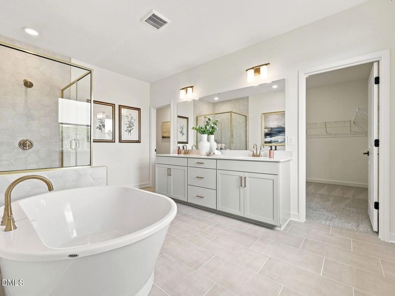 Furnished interior view inside a new home in Sage on North Main, Wake Forest (Image 26).
