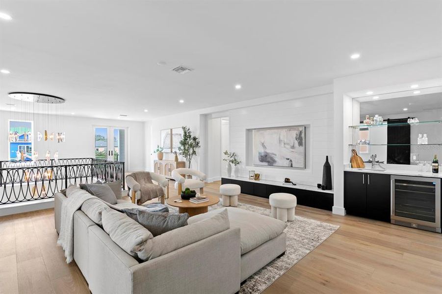 Furnished interior view inside a new home in , Tampa (Image 72).
