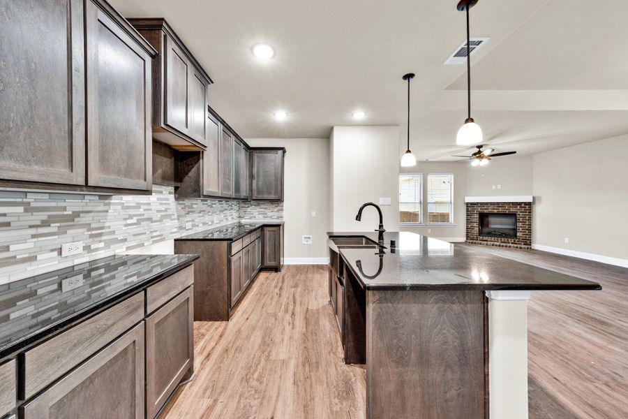 Furnished interior view inside a new home in Summerwood, Red Oak (Image 10).