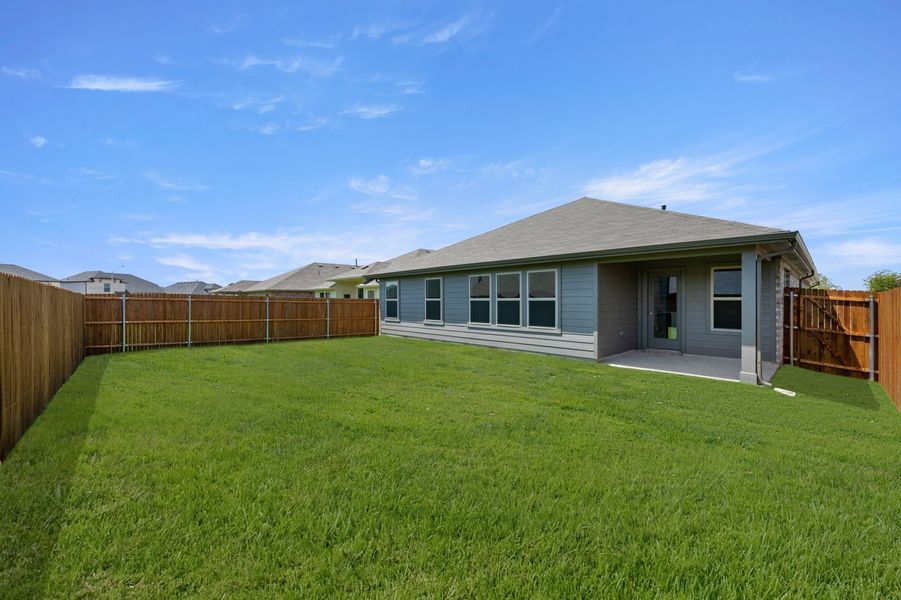 Front exterior of a new home in Terra Vella, Haslet, TX, highlighting curb appeal (Image 26). Front exterior of a new home in Terra Vella, Haslet, TX, highlighting curb appeal (Image 26).