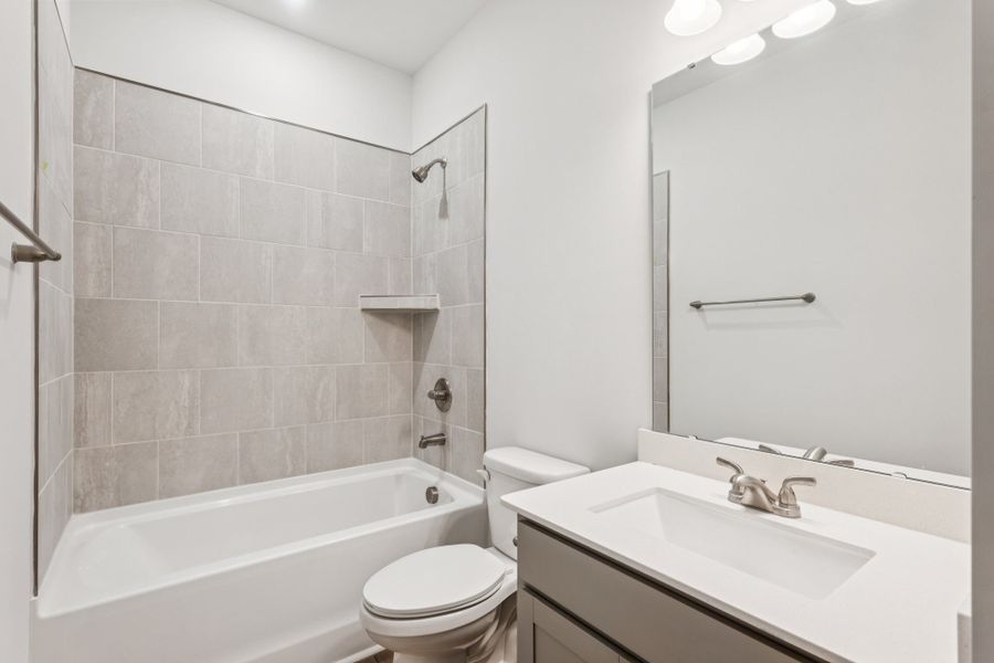 Furnished interior view inside a new home in Lakeview Village, Charlotte (Image 9). Furnished interior view inside a new home in Lakeview Village, Charlotte (Image 9).