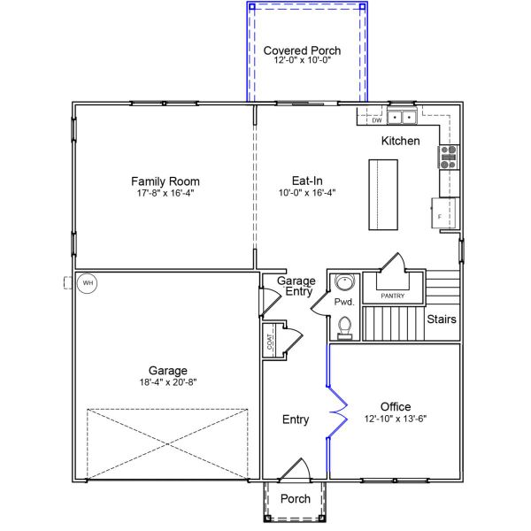 2D floor plan layout of this home in Hidden Springs, Lexington, SC (Image 2). 2D floor plan layout of this home in Hidden Springs, Lexington, SC (Image 2).