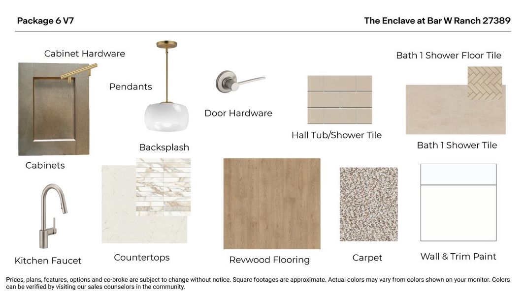 Materials commonly used for homes built from the The Edinburg by D.R. Horton in The Enclave at Bar W Ranch, Leander (Image 9).