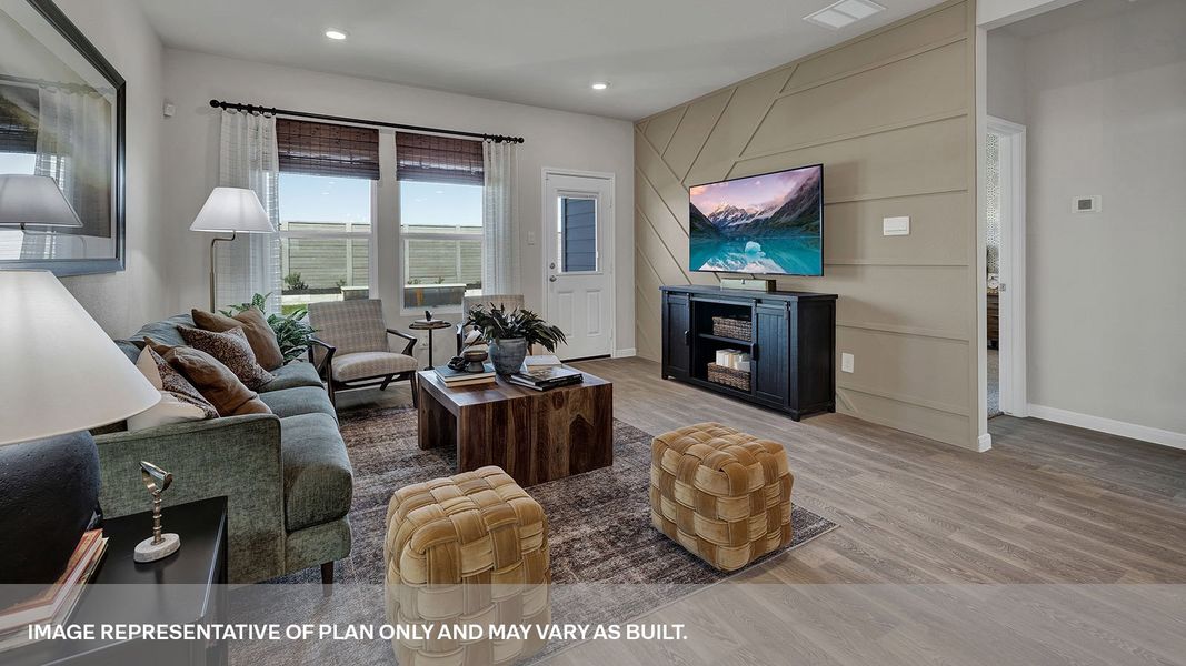 Furnished interior view inside a new home in Whisper South, San Marcos (Image 20). Furnished interior view inside a new home in Whisper South, San Marcos (Image 20).