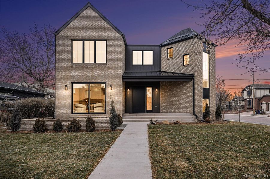 Front exterior of a new home in , Denver, CO, highlighting curb appeal (Image 2).