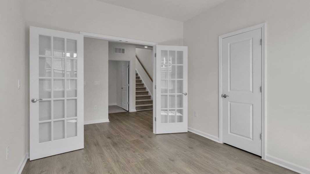 Spacious, unfurnished interior of a new home in The Villas at Kinsley, Jamestown (Image 13). Spacious, unfurnished interior of a new home in The Villas at Kinsley, Jamestown (Image 13).