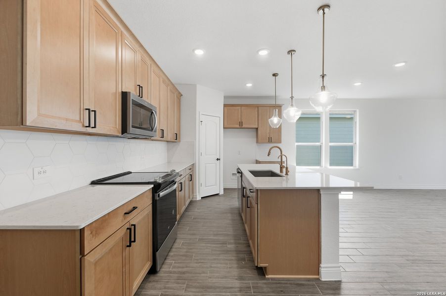 Furnished interior view inside a new home in Bison Ridge, San Antonio (Image 11).