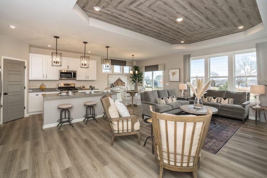 Representative furnished interior of a home built from the DaVinci by Fischer Homes in Twin Lakes, Hoschton (Image 8).