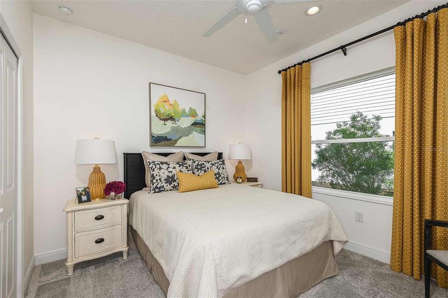 photos are of the model home and not actual home