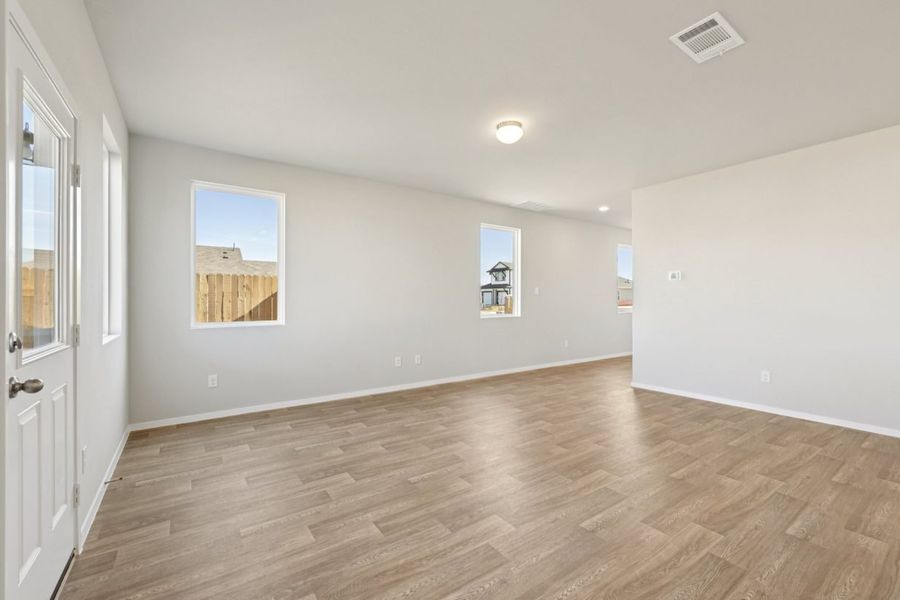 Representative unfurnished interior of a home built from the Azalea 1668 by Brohn Homes in Azalea, Pattison (Image 11).