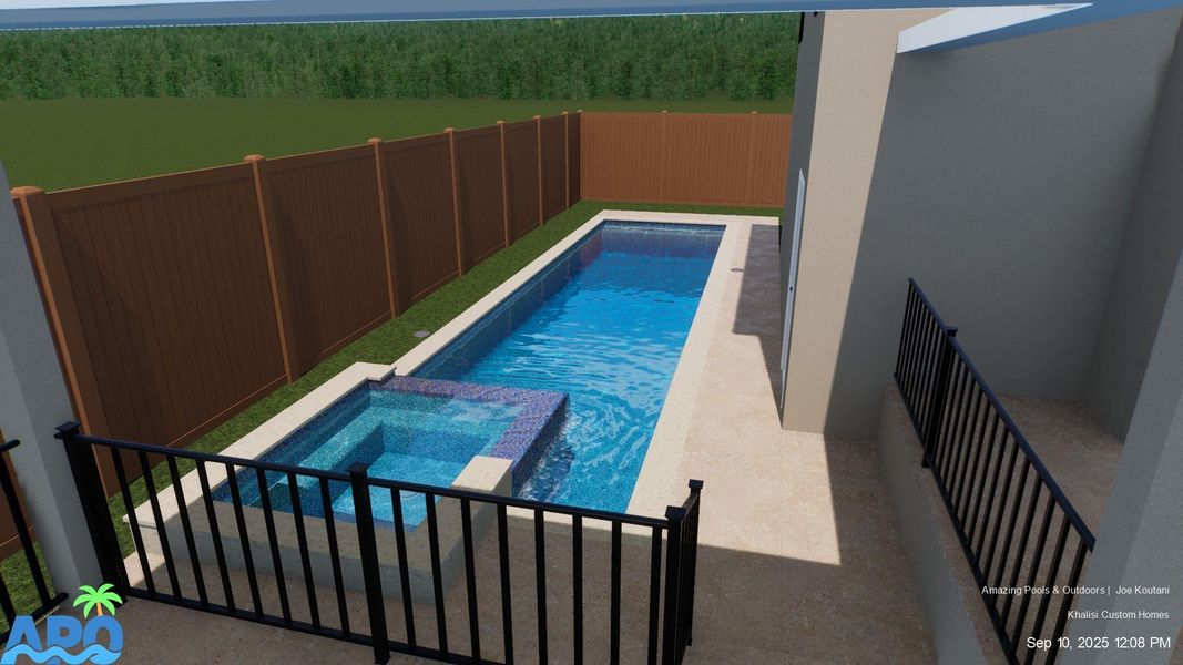 Exterior details and patio area of a home in , Bellaire (Image 30). Exterior details and patio area of a home in , Bellaire (Image 30).