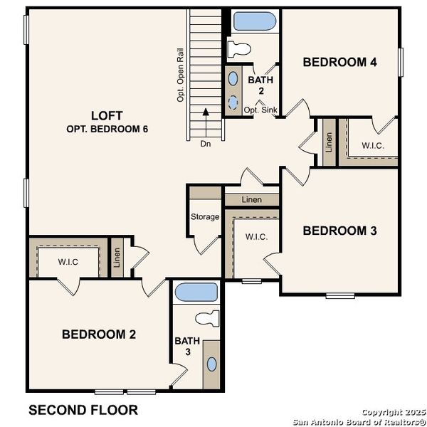 2D floor plan layout of this home in Cinco Lakes, San Antonio, TX (Image 2). 2D floor plan layout of this home in Cinco Lakes, San Antonio, TX (Image 2).