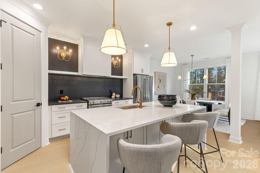 Furnished interior view inside a new home in , Charlotte (Image 19).