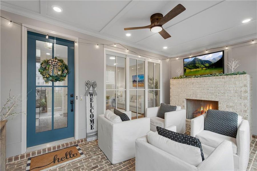 Furnished interior view inside a new home in , Peachtree Corners (Image 9).