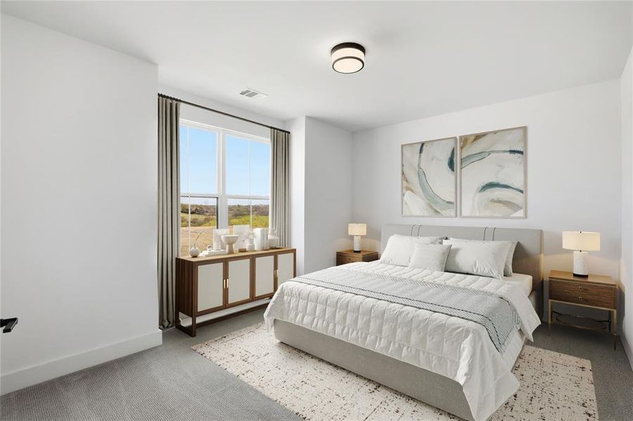 Furnished interior view inside a new home in Talon Hills, Fort Worth (Image 9).