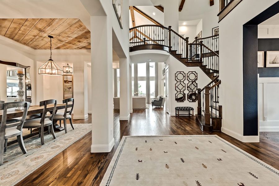 Representative furnished interior of a home built from the Miramonte by Grand Homes in Grand Oaks, Celina (Image 6).