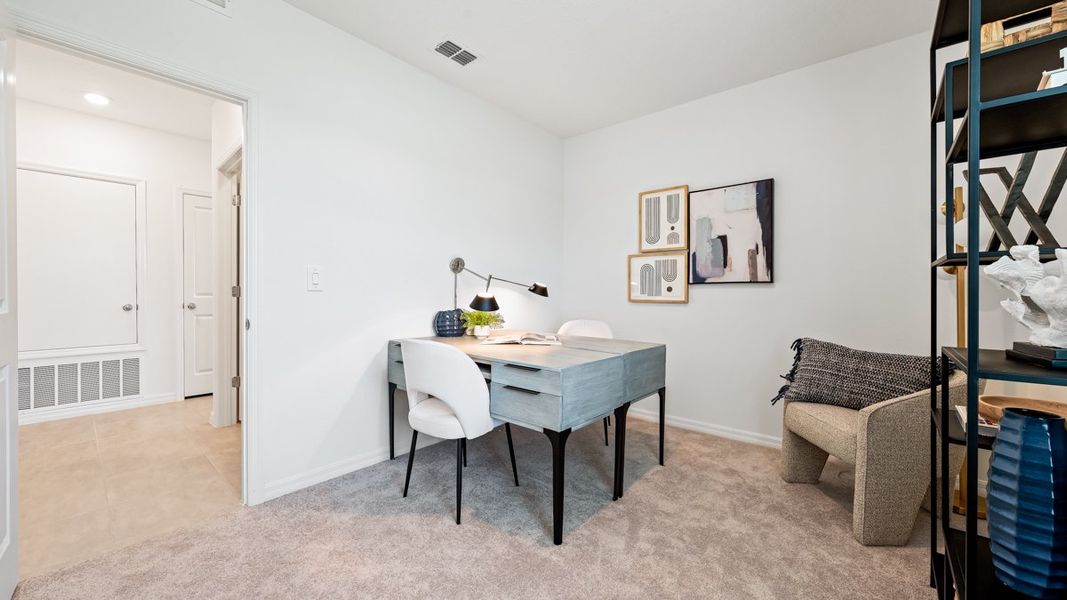 Representative furnished interior of a home built from the Seneca by Taylor Morrison in Firethorn, Parrish (Image 16).