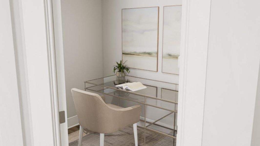 Furnished interior view inside a new home in Golden Gate, High Point (Image 7).