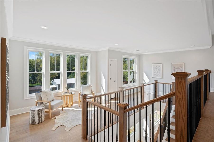 Furnished interior view inside a new home in , Milton (Image 31).