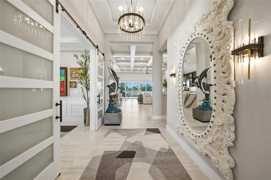 Furnished interior view inside a new home in , Venice (Image 17).