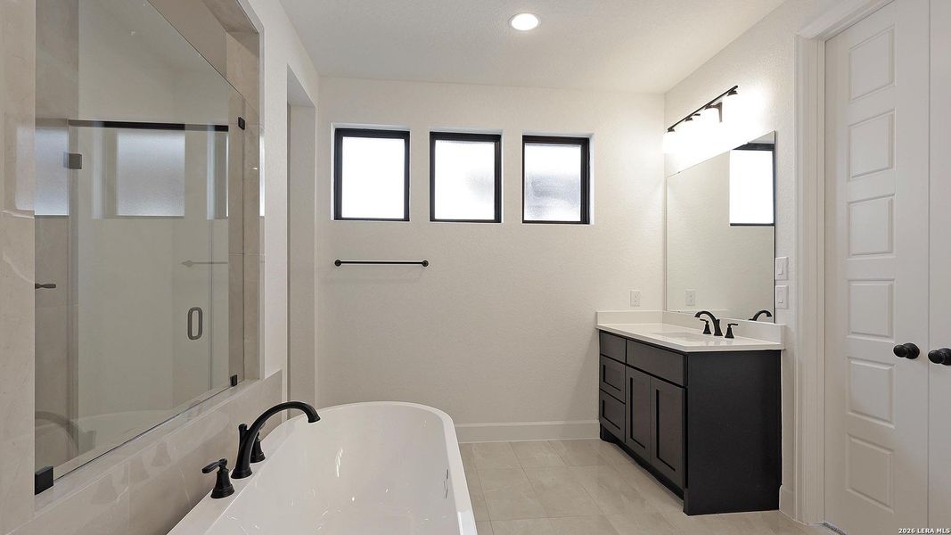 Furnished interior view inside a new home in Corley Farms, Boerne (Image 12).