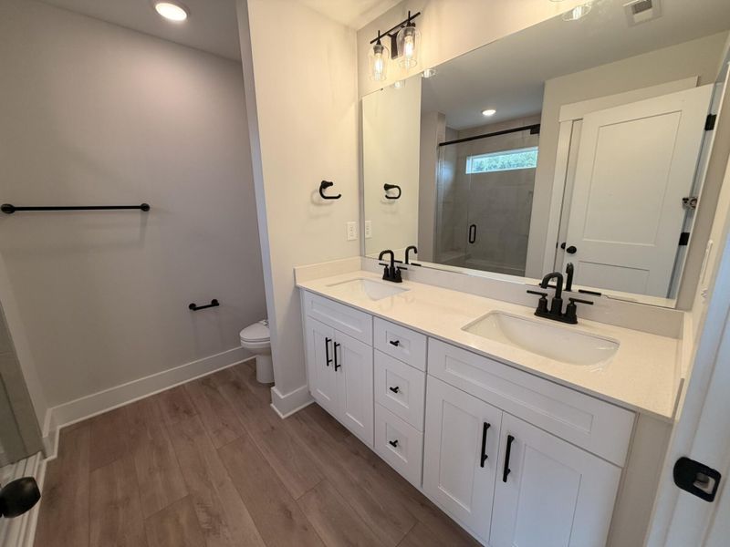 Furnished interior view inside a new home in Blythe Mill Townhomes, Waxhaw (Image 10).