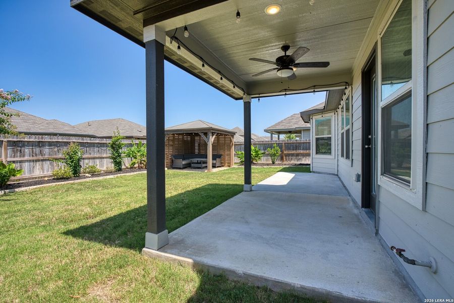 Exterior details and patio area of a home in Autry Pond, San Antonio (Image 22). Exterior details and patio area of a home in Autry Pond, San Antonio (Image 22).