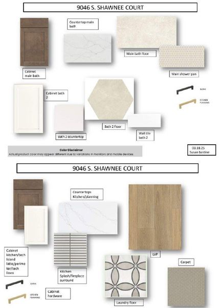 Representative photo of design selections for 9046 S Shawnee