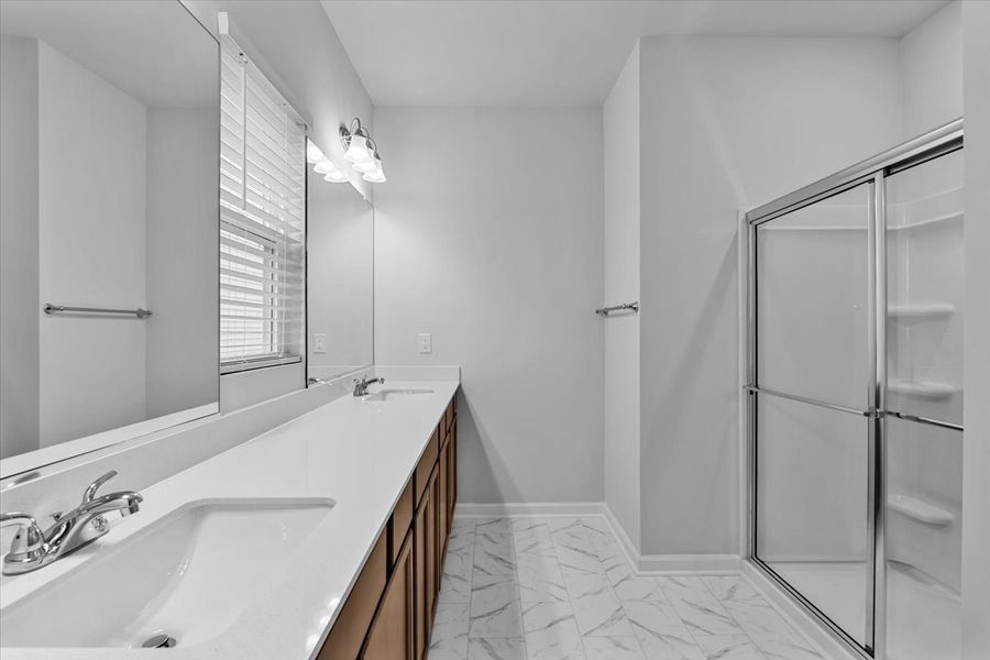Furnished interior view inside a new home in Fieldstone, Lexington (Image 12).