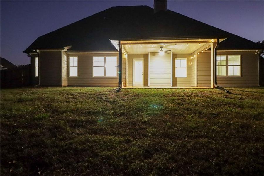 Exterior details and patio area of a home in , Winder (Image 23). Exterior details and patio area of a home in , Winder (Image 23).