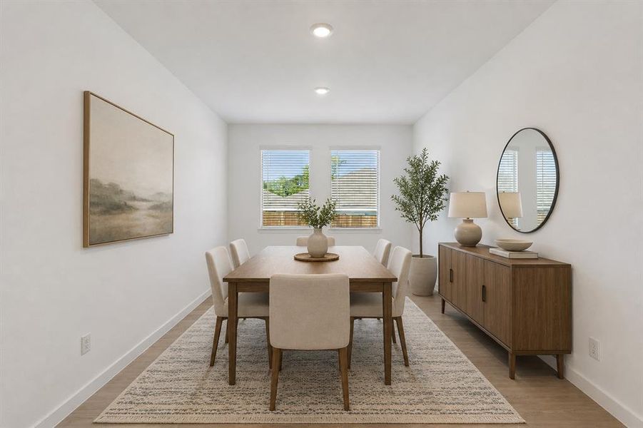 Dining Room - virtually staged
