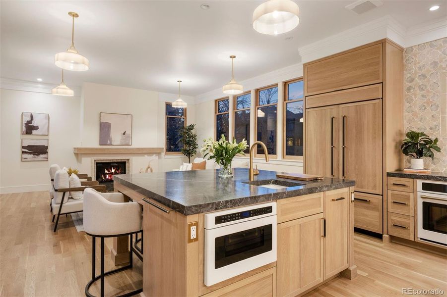 Furnished interior view inside a new home in , Denver (Image 9).