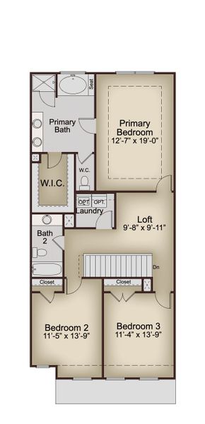 2D floor plan layout of this home in Somerset at Riverbrook, Gainesville, GA (Image 3). 2D floor plan layout of this home in Somerset at Riverbrook, Gainesville, GA (Image 3).